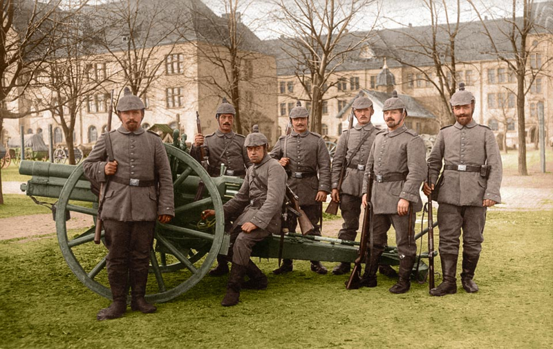 Illustration for article titled Black And White Photos From The First World War, Now In Color
